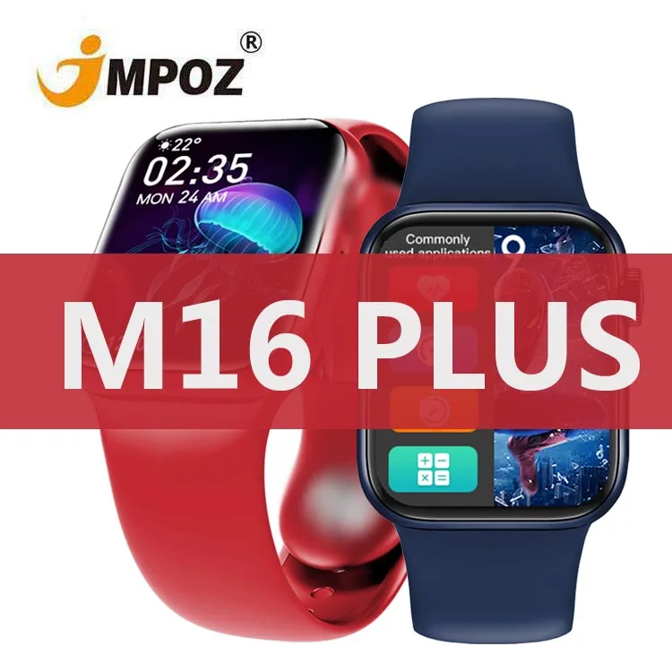 

2021 New Arrival IP67 waterproof Heart Rate Series 6 Smartwatch Men Women for Android HW22 WearFit Pro APP M16 plus Smart Watch