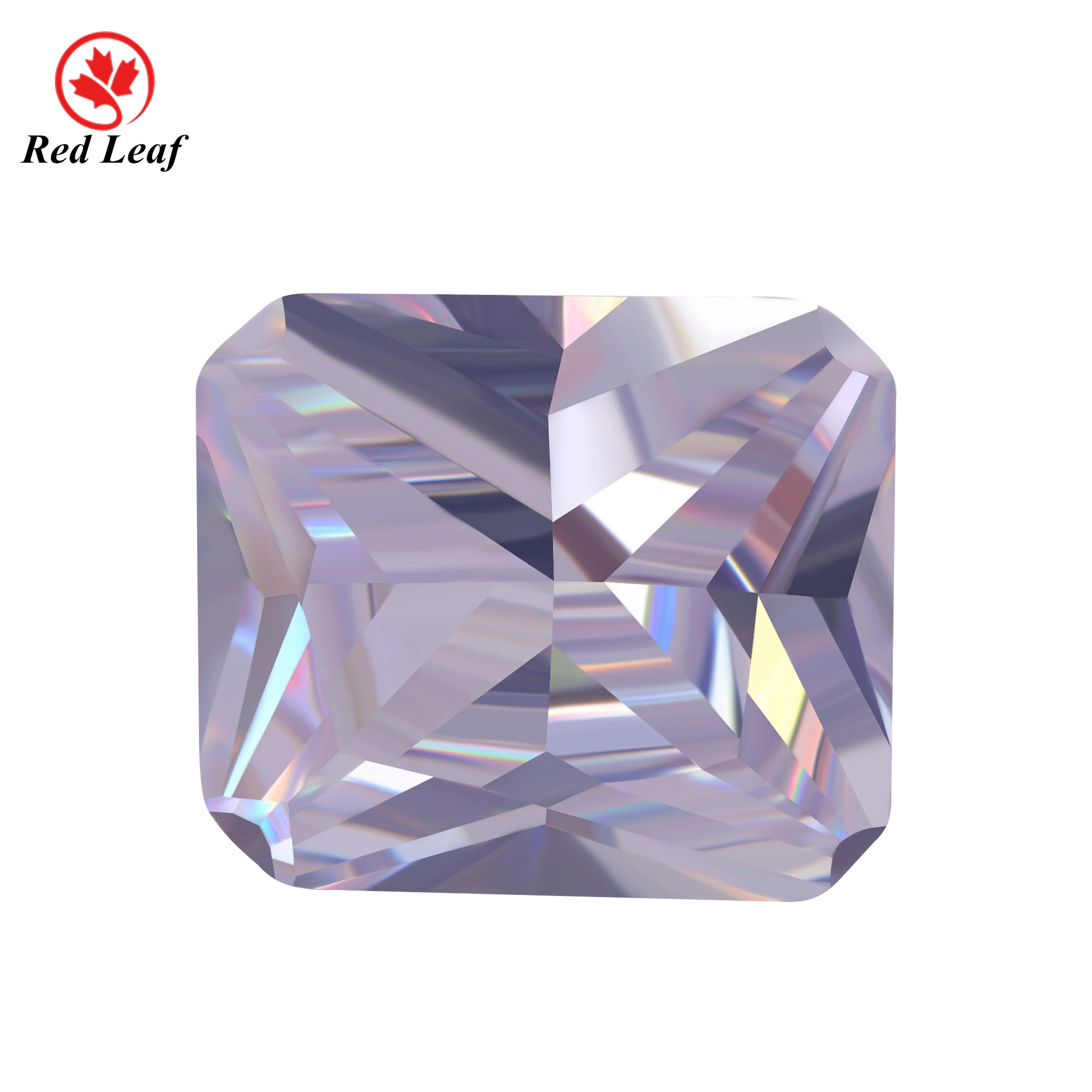 

Redleaf Jewelry hot sale high qulity octagon rectangle shape white color cubic zirconia