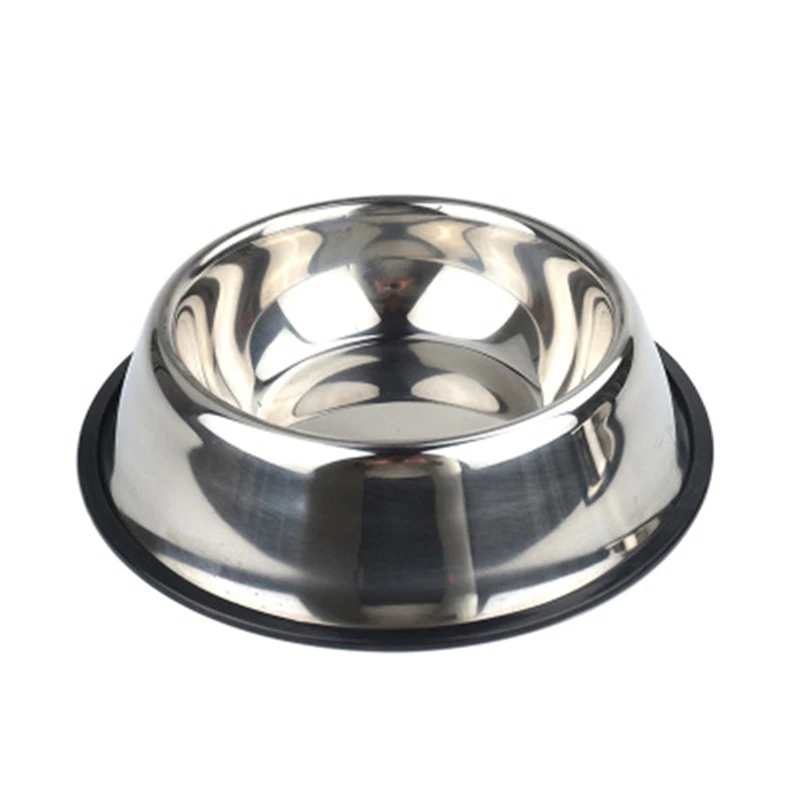 

Pet Bowl Supplies Wholesale Stainless Steel Food Feeders Stylish Dog Bowl Pet Feeder Bowl, Silver