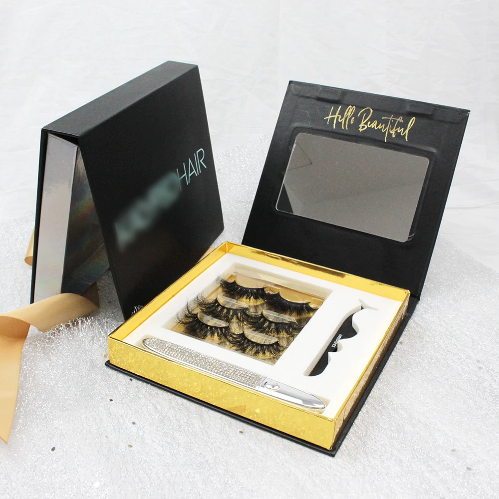 

25mm Fluffy Mink Eyelashes Top Eyelash Vendor With Customized Service Free Sample