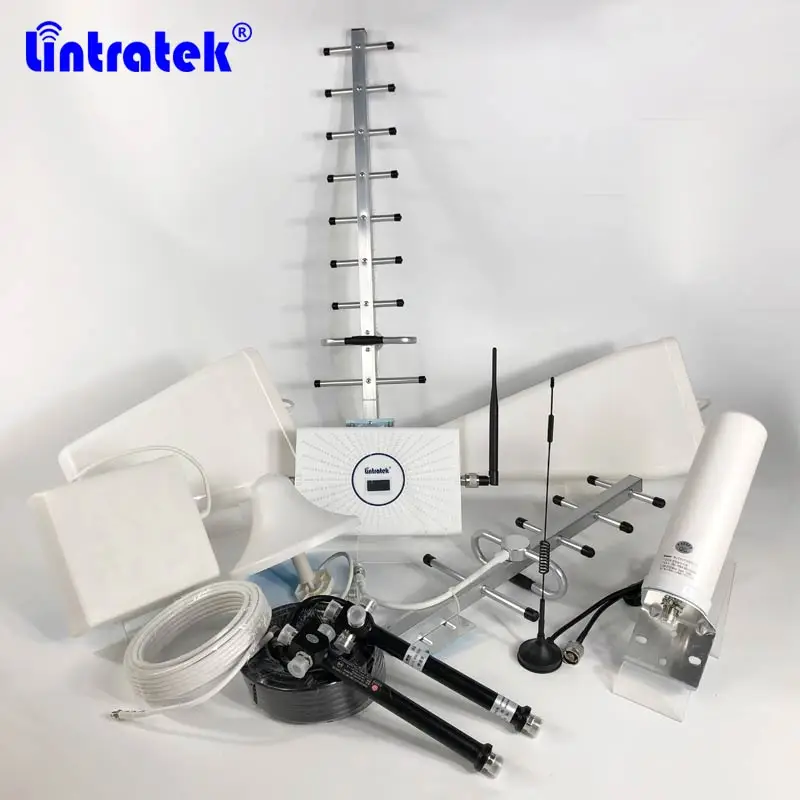 

Lintratek 70dbi cell phone signal amplifier 1800mhz repeater cellular 3g 4g 5g gsm network signal booster