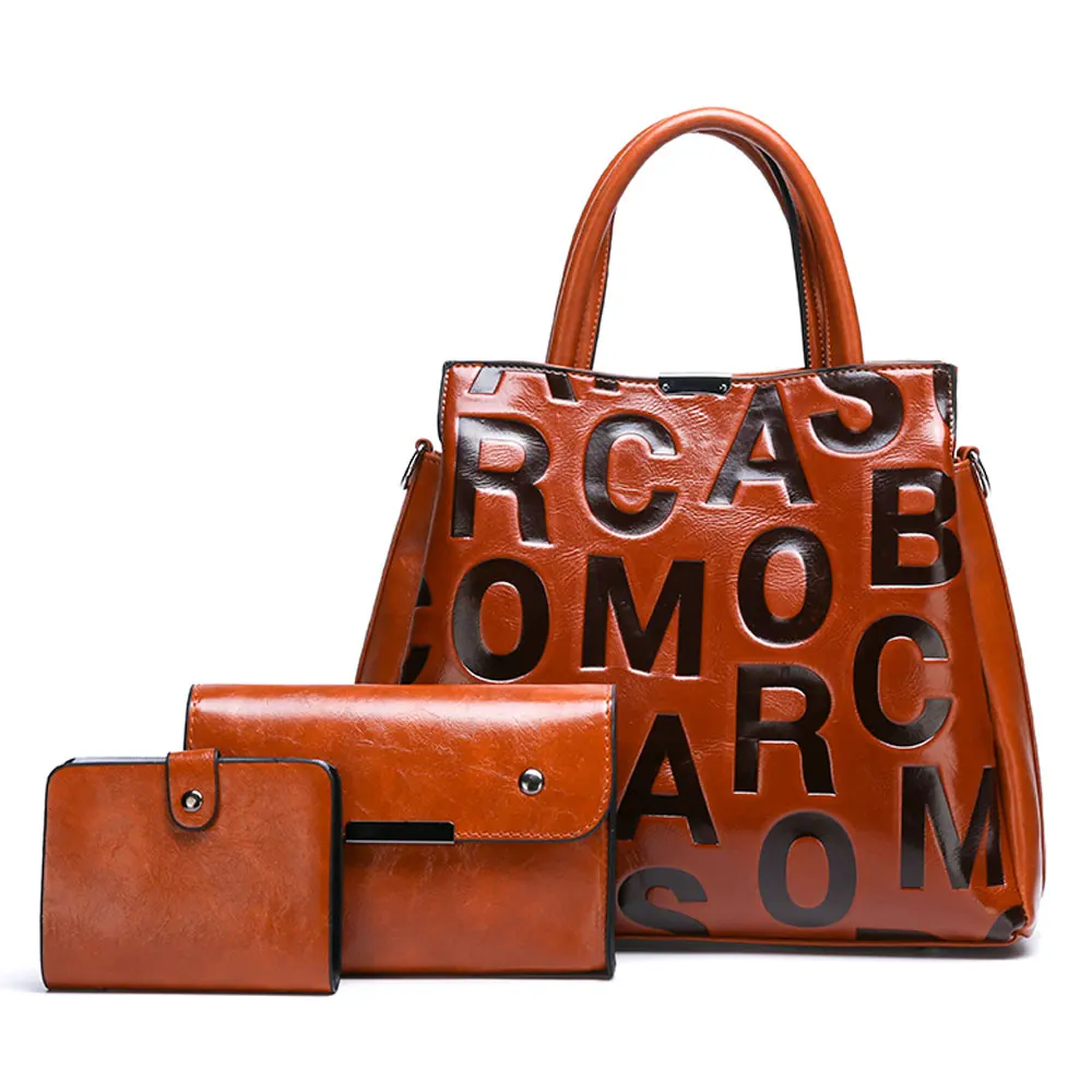 

Online shopping stylish women set bag new model handbags set