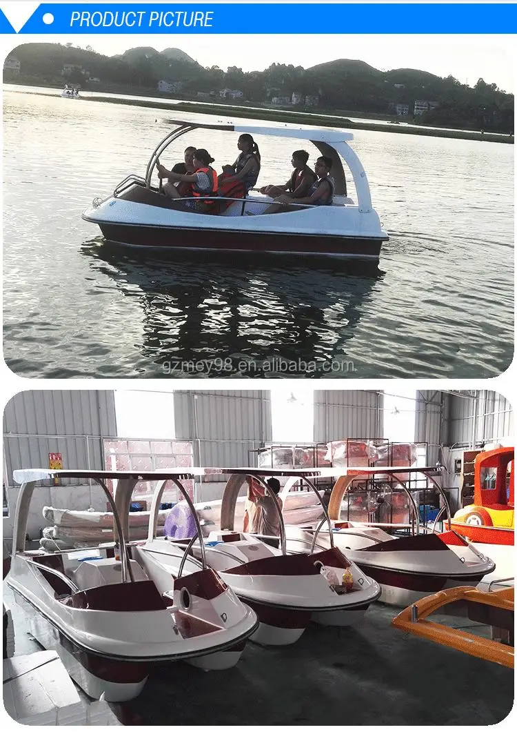 6 Person Pedal Boat For Water Amusement Park Lake For Family Leisure