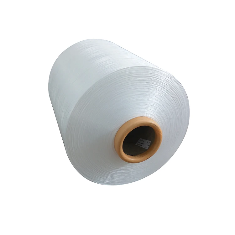 
New product semi dull label polyester twist yarn for Woven Label 