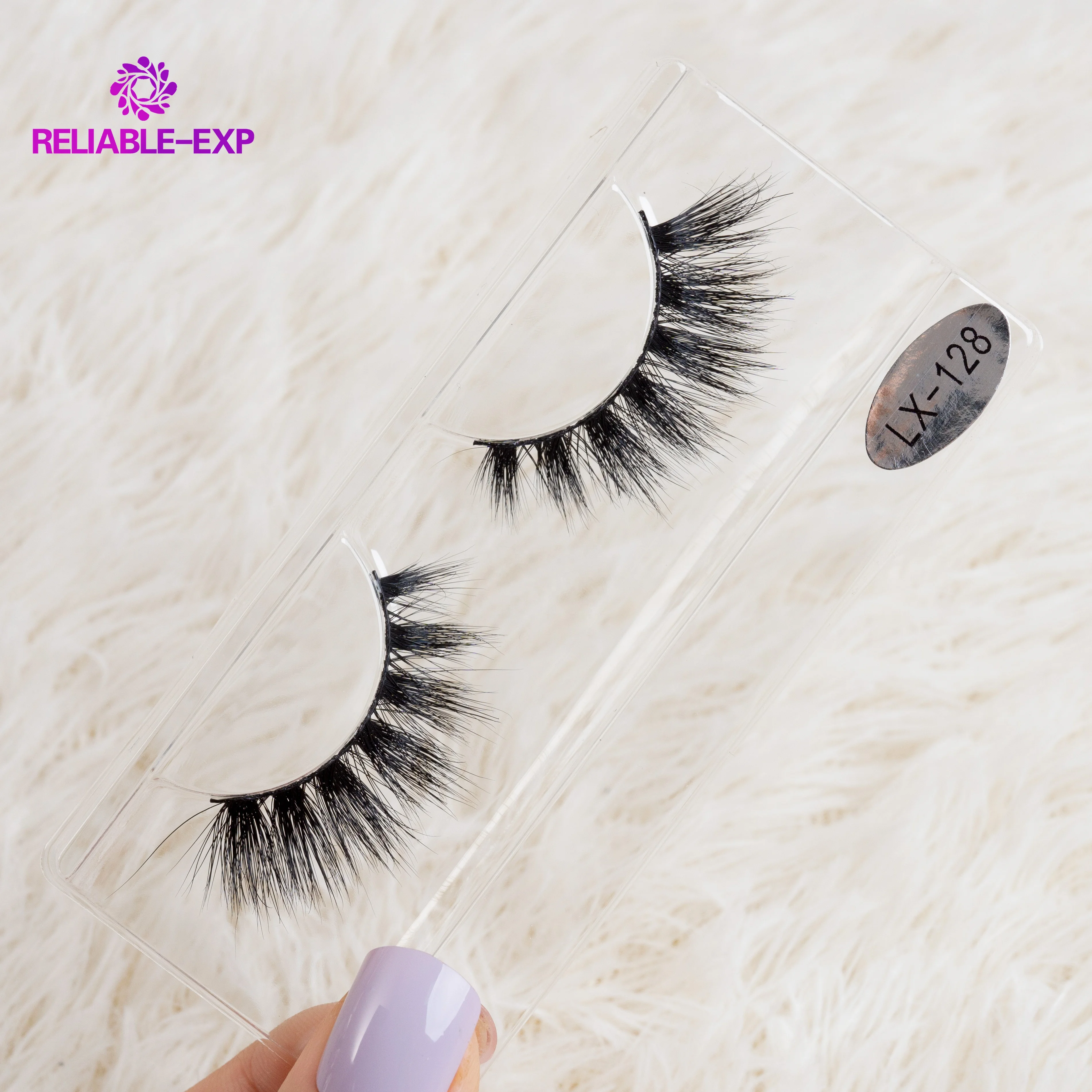 

Select for you 2021 beauty luxury New design cross luxury fluffy LX-SERIES 3d Mink Lashes with eyelash packaging box custom
