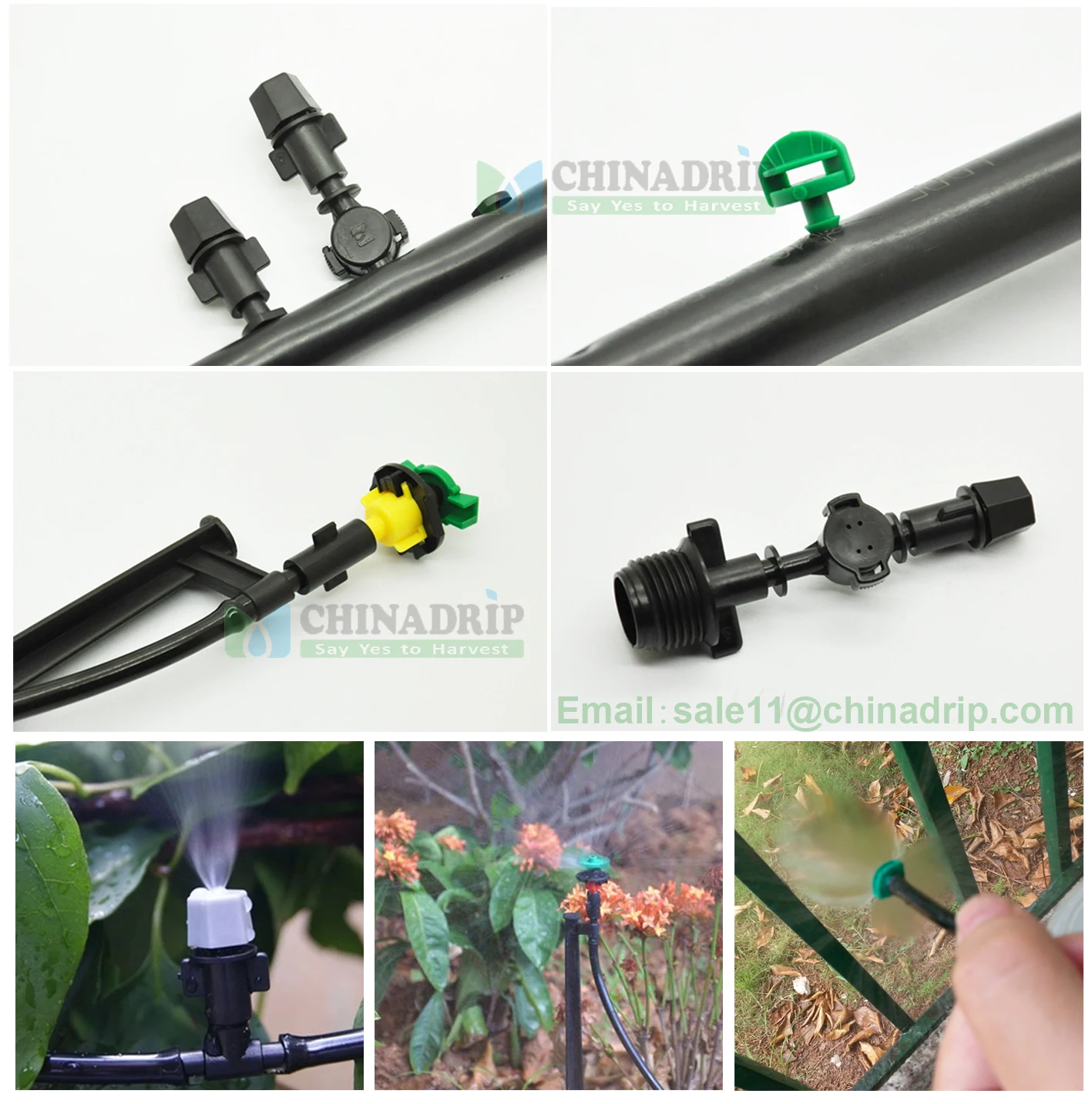 Drip Irrigation Mist Nozzles System Spray Heads 4 Way Foggers Buy