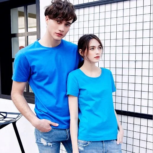 

Mens Short Sleeve T-shirt Soft Quick Dry 170G Custom Label Luxury Women's Premium Cotton tshirt Plain Printed O-neck tshirts