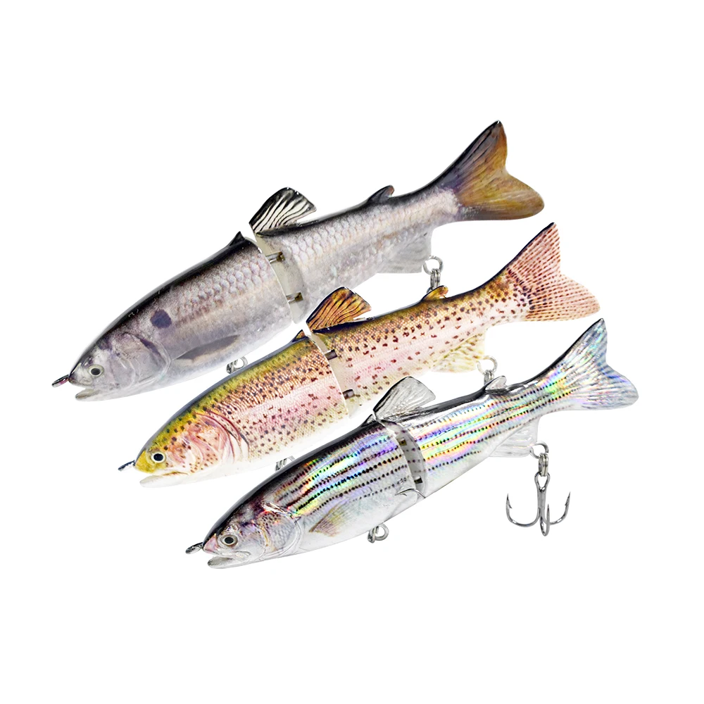 

5" Shad Jointed Lures Swimbait Fishing Wobblers and Sinking Bait Fishing Lures Wobbler Fishing bait