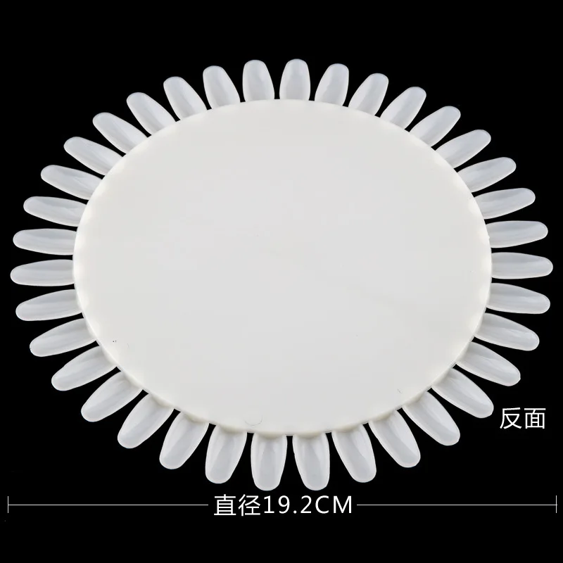 

Factory Sale 36 color disc card circular nail plate for nail practice, As picture show