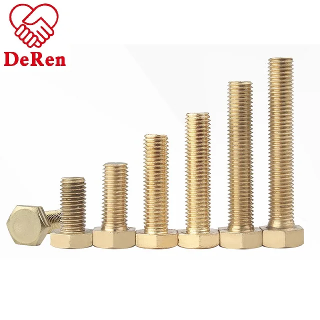 
DIN933/DIN912 high quality brass bolt H59/H62 