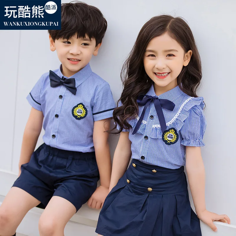 

New International School Uniforms Summer Boys Girls School Uniforms Design With Pictures Clothes Children, Customer's request