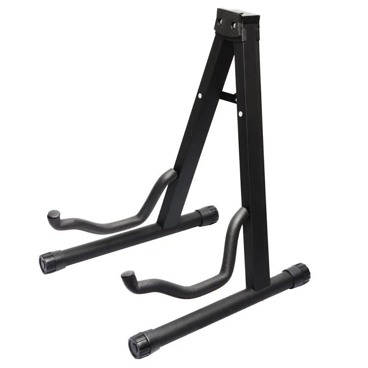 

J-40B HEBIKUO Cheap Guitar Accessories Professional A Frame Headless Floor Foldable Guitar Rack Stand