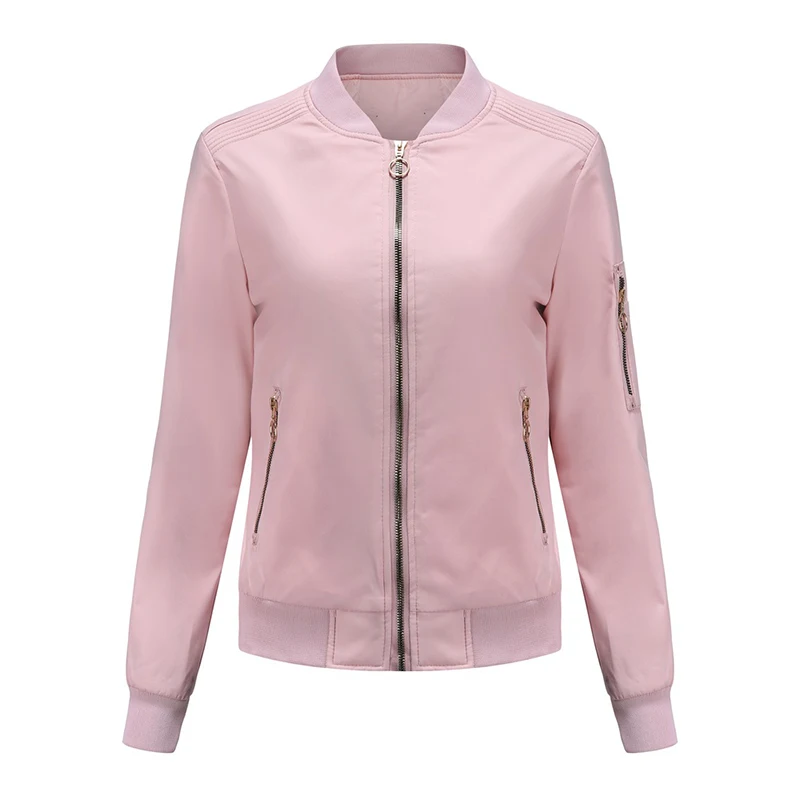 

Wholesale winter ladies clothes fashion coats solid color casual women's cotton jackets, 4 colors