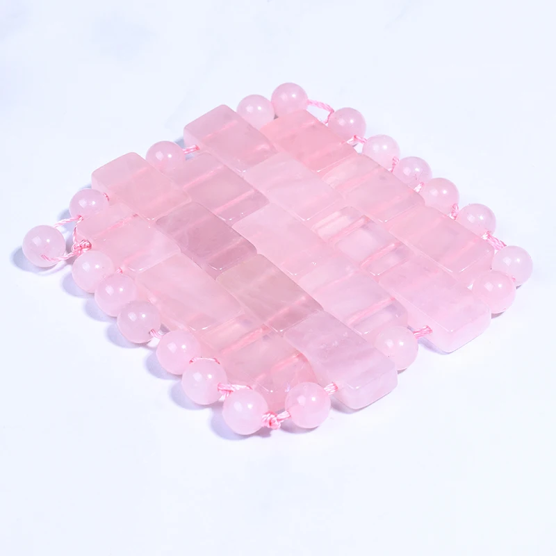 

2023 Best Seller Mini Pink Jade Stone Eye Mask Beauty And Assisted Sleep Jade Eye Mask Natural Rose Quartz Eye Jade Mask