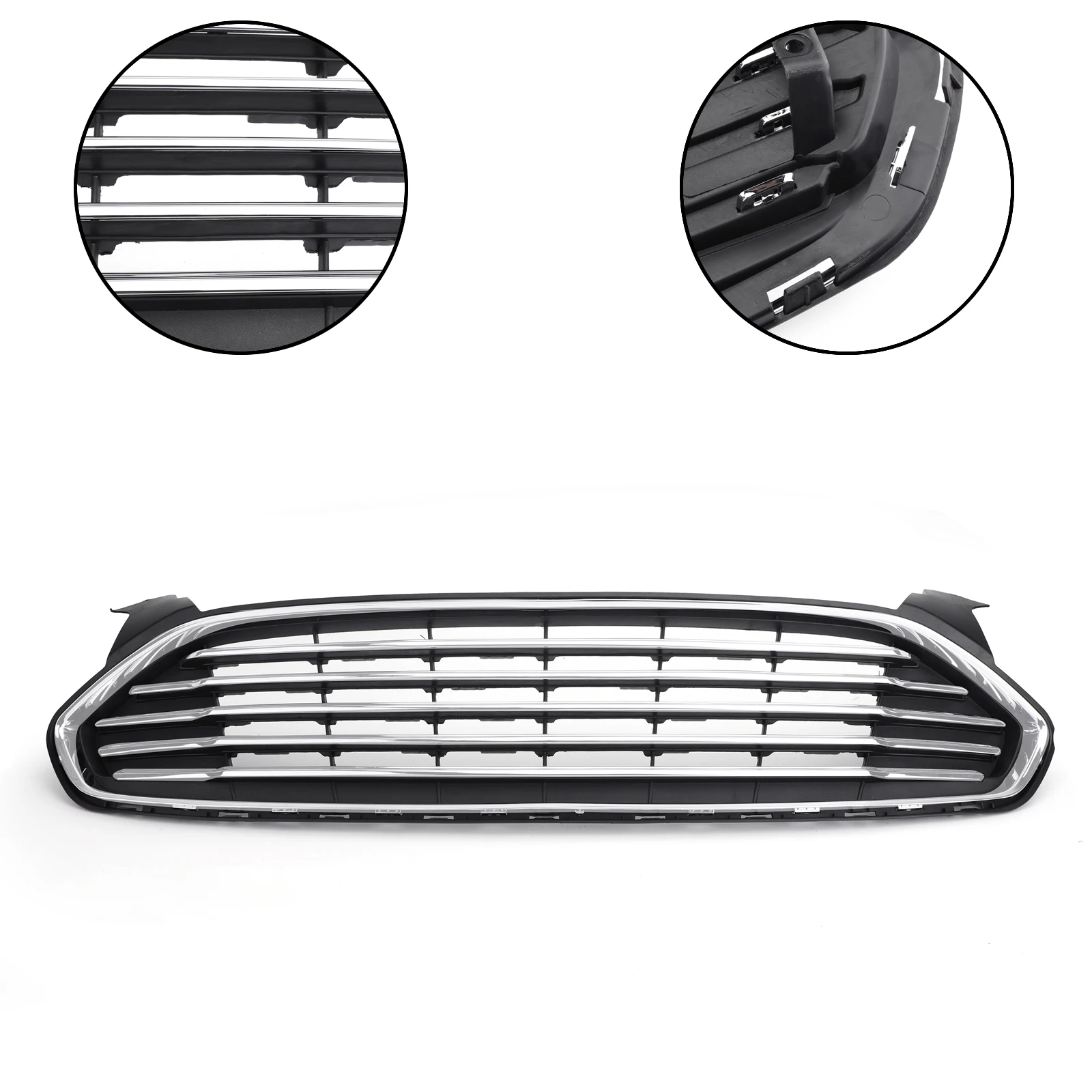 

Areyourshop Original DS7Z8200BA ABS Front Grille For Ford Fusion 2013 2014 2015