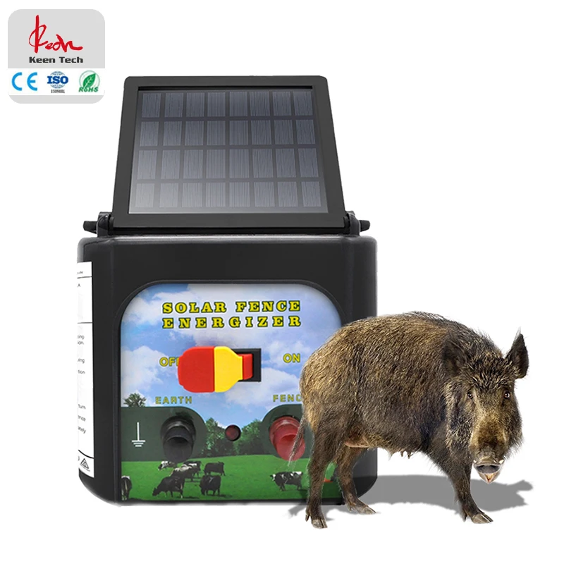 

Farm Solar Power Electric Fence Energizer 0.15j 5km For Cattle Electric Fence Energizer Powerful