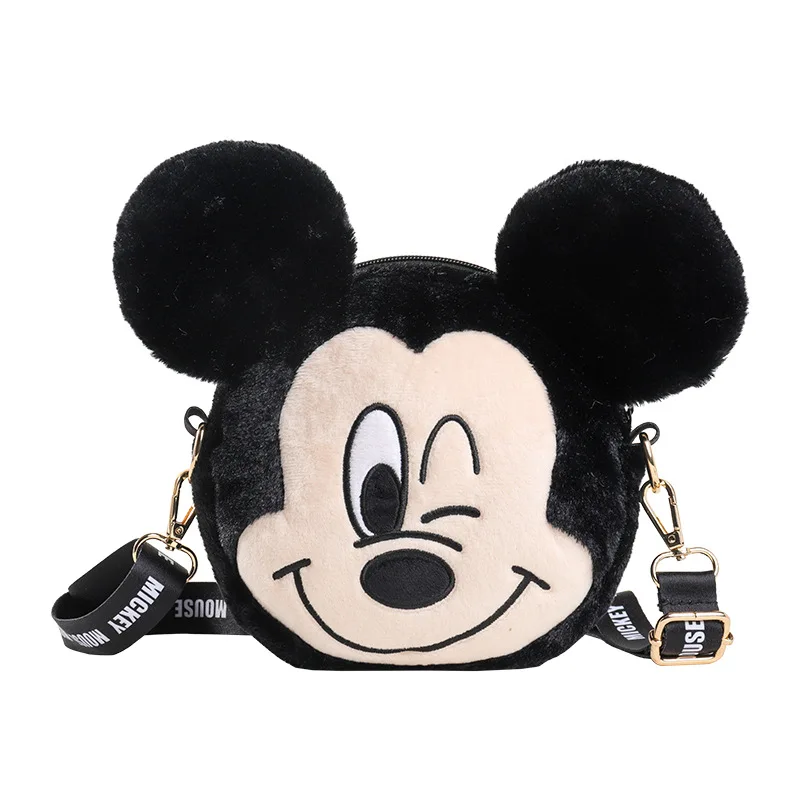 

New Plush Messenger Bag Cartoon Cute Mickey Single Shoulder Bag Crossbody