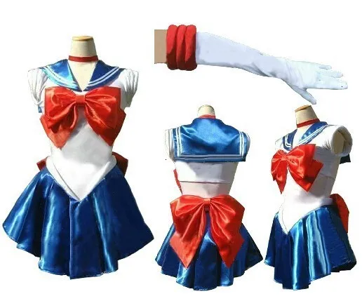 

Sailor Moon Mars Mercury Jupiter Venus Red Sailor moon Costume Cosplay Uniform Fancy Dress ecoparty
