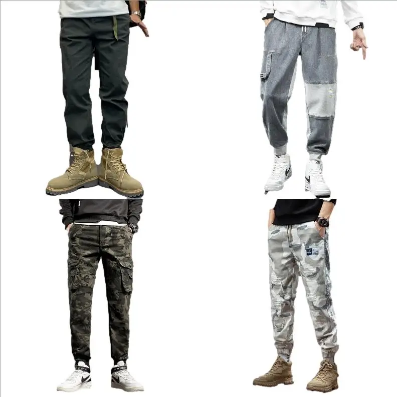 

New arrivals cheap men's sports casual pants fall 2021 outdoor multi-pocket men's jogging pants wholesale, Customized color