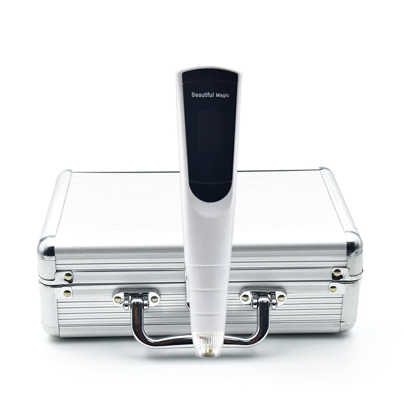 

Professional plasma jet pen wrinkles removal pen with led light, White