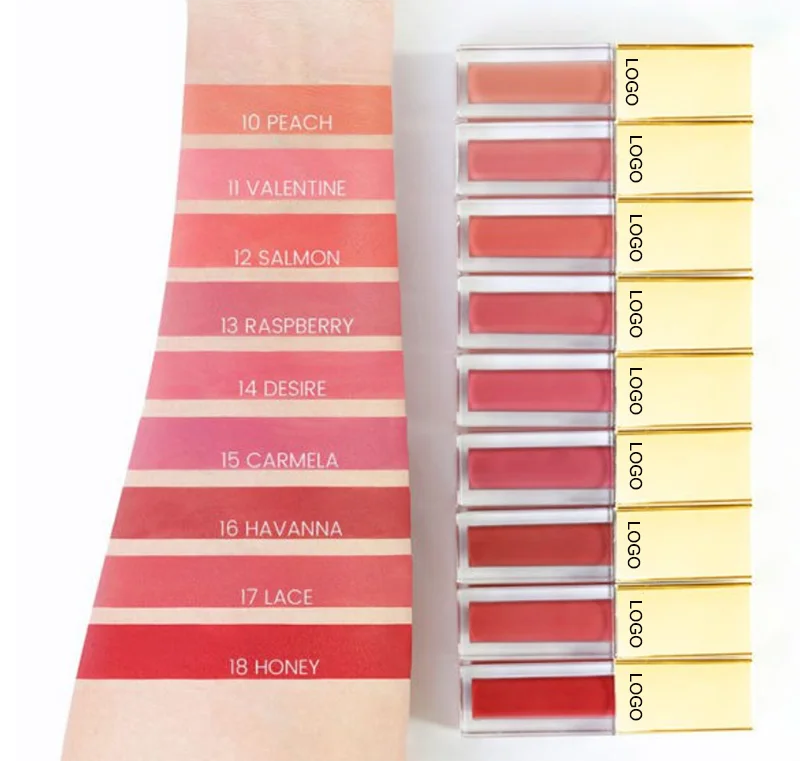 

GDTEX Private Label Lipgloss Glossy waterproof long lasting color Makeup Lip Gloss Customized Lipstick Bulk