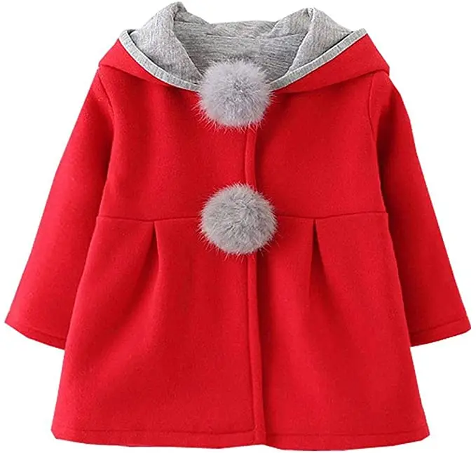 

Manufacturer professional production long toddler hooded fur coat