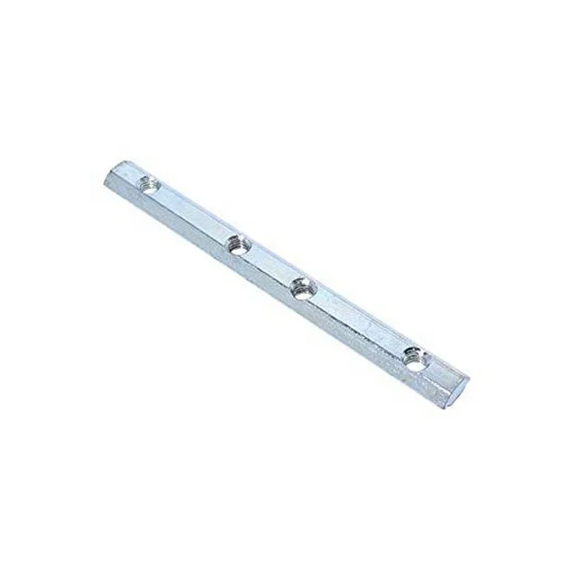4xM5 Carbon Steel Linear Bracket Long Joint Sliding T Nut Bar Zinc Plating for 20 Series Aluminum Profile Slot 6 Nuts Product