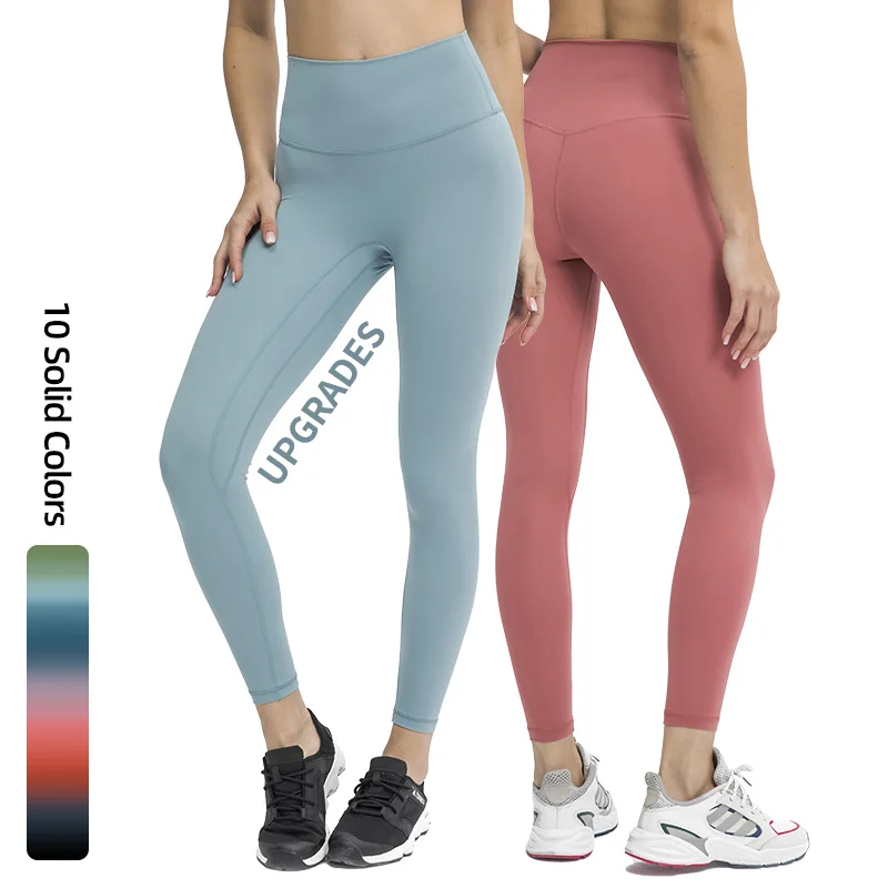 

New Arrivals High Waist Upgrades Crotchless Yoga Pants Leggings with Pockets Women Workout Fitness Sport Gym Wear