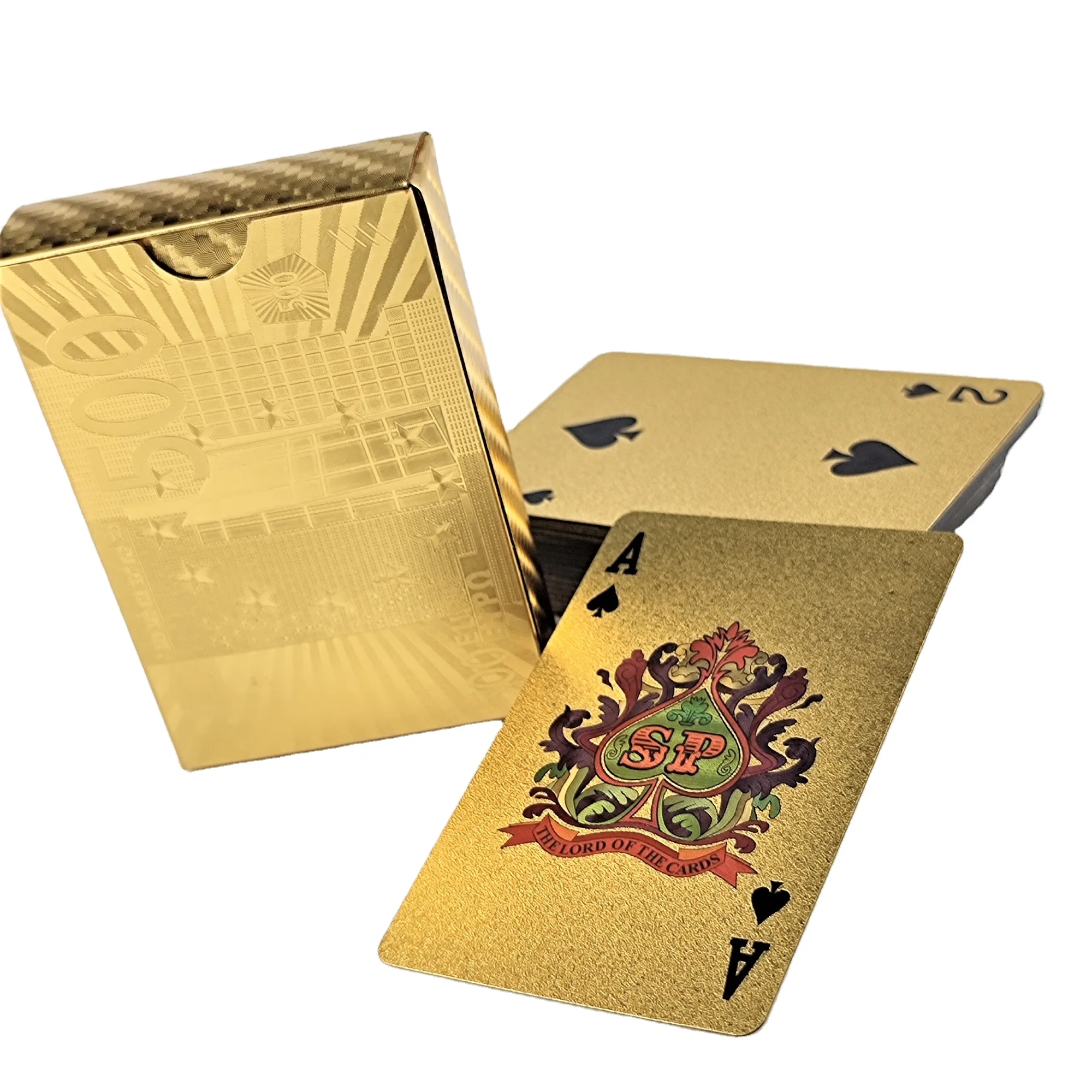 

Custom Printing Front and Back Game Card Double Deck Playing Cards Poker Cards Poker Custom Designs 100% Plastic Color Box Sihan, Cmyk