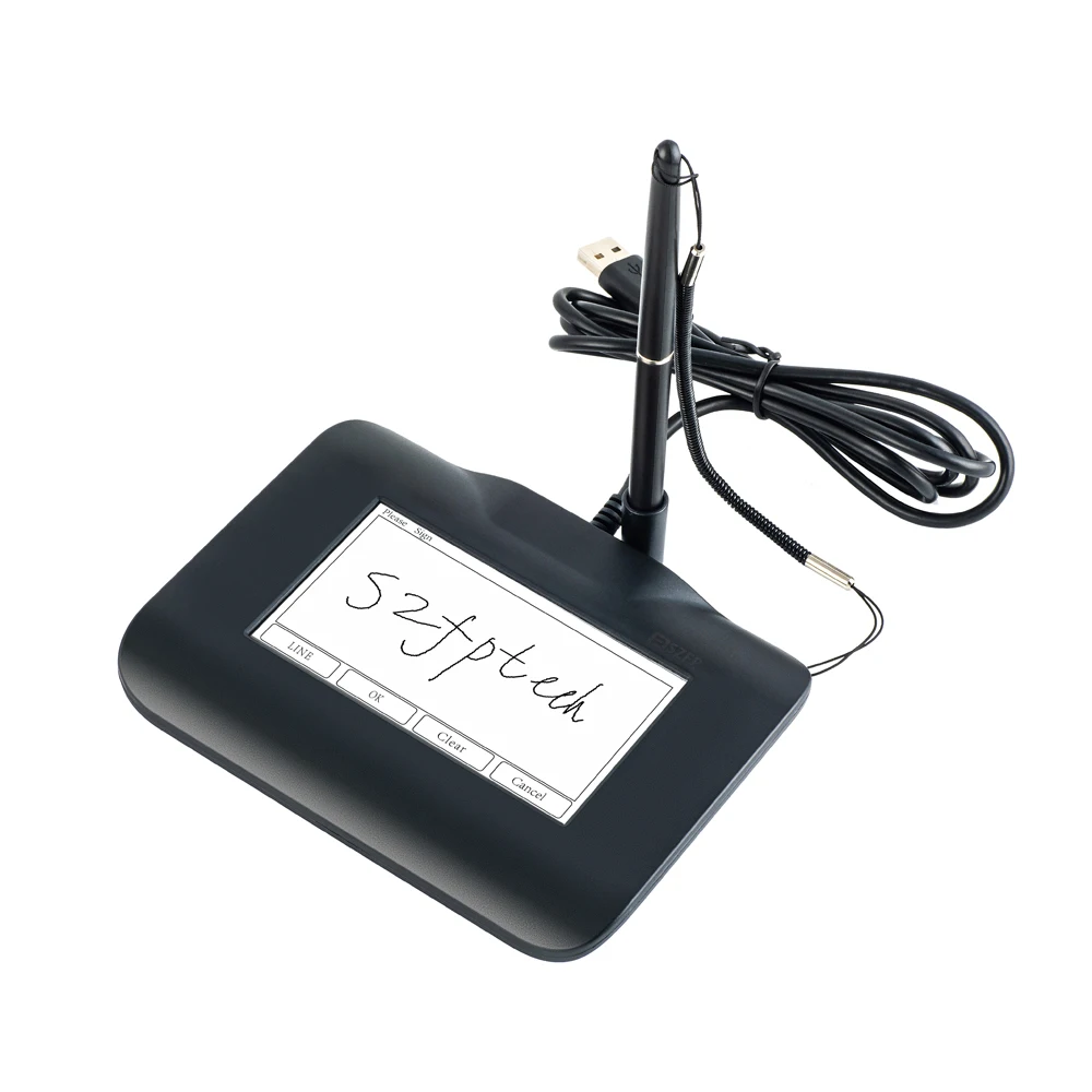 

FP430S 4.3 inch Handwriting Board electronic Usignature pad support pdf, word,web file