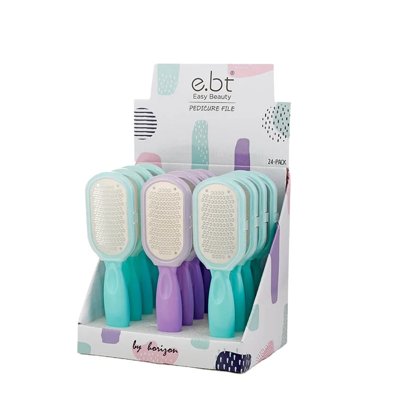 

Factory Supply Smoother Personalized pedicure stainless steel metal Foot File Callus Remover, Mix color