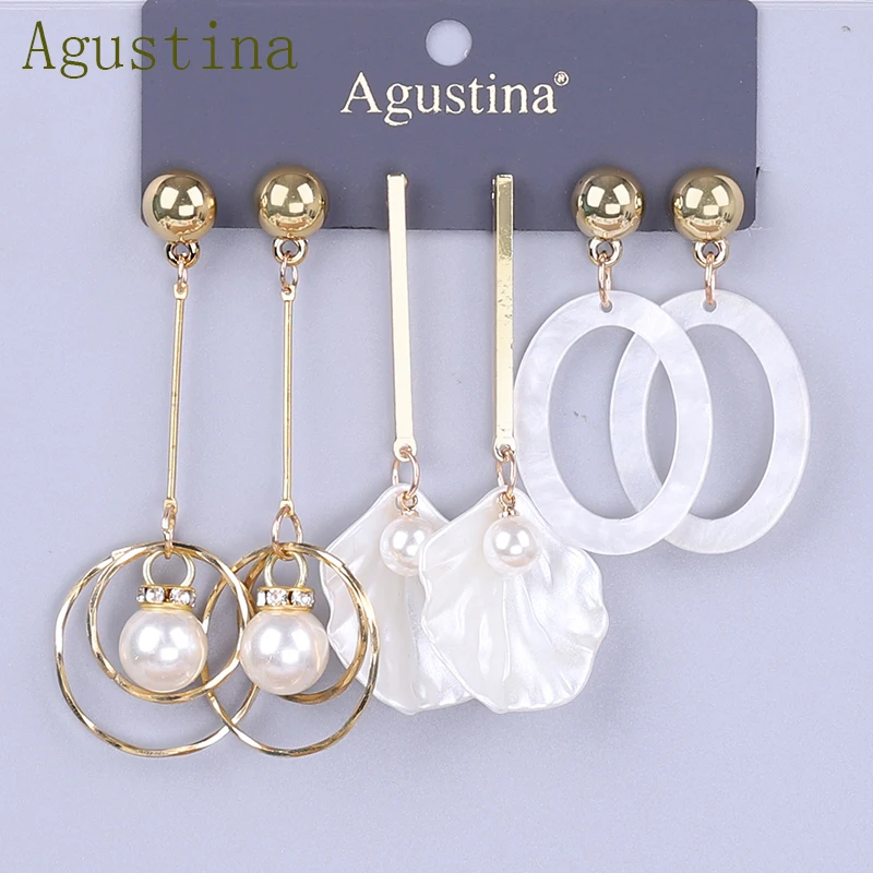 

Agustina new design hot sale classic acrylic earring drop earrings set earrings, Colorful