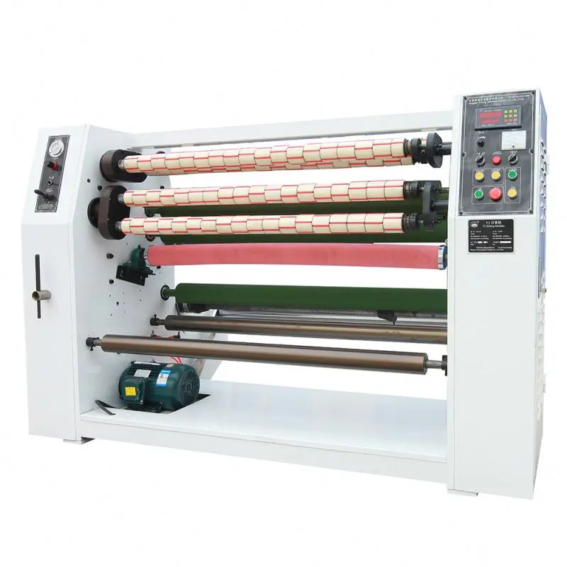
Jumbo Roll BOPP Adhesive Tape Roll Cutting Rewinding Slitting Machine 