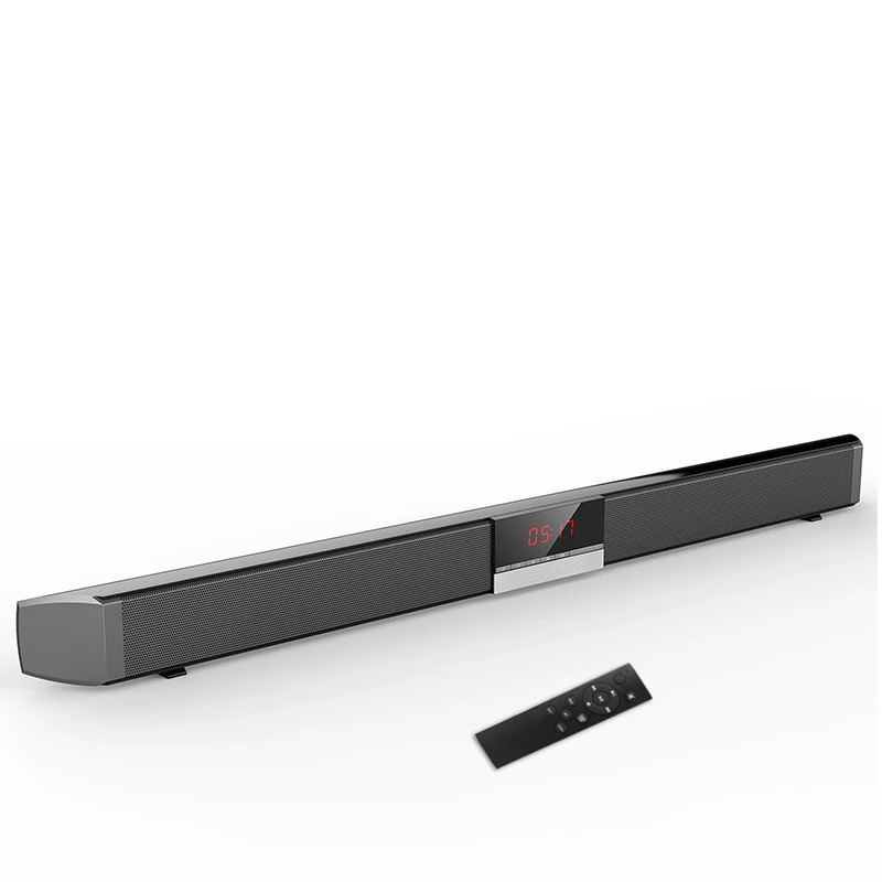 

60W Wireless Soundbar 5.0 Speakers Home TV Theater Sound Bar HiFi Stereo Column Surround Subwoofer with Remote Control, Black