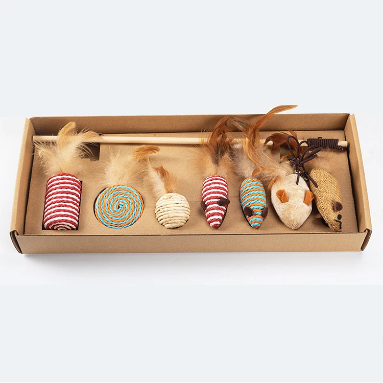

Pet Factory Supply Funny Cat Teaser Interactive Toys Cat Stick