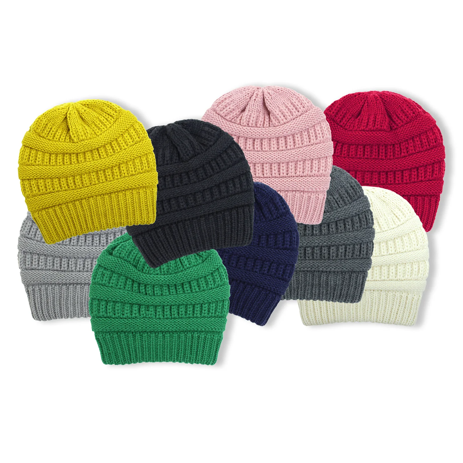 

Soft Thick Winter Beanie Hats For Women Warm Lined Beanie Knit Unisex Cuffed Beanies