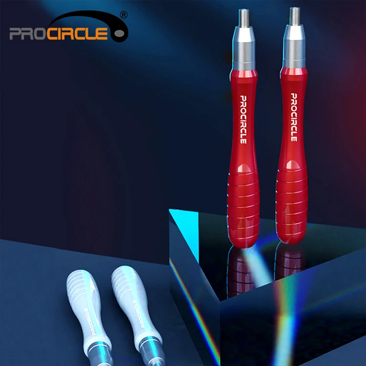 

ProCircle Upgraded 3.0 Self-Locking Heavy Jump Rope, Red/silver/black