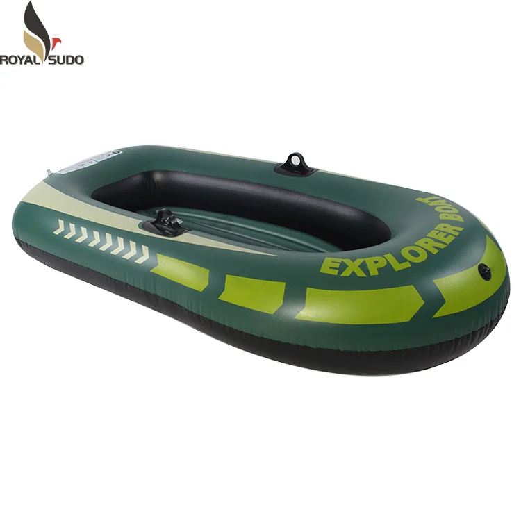 

Stock Inflatable boat PVC inflat fishing sports rowing other boats 1.9M high quality Summer custom, Green customized pms colors