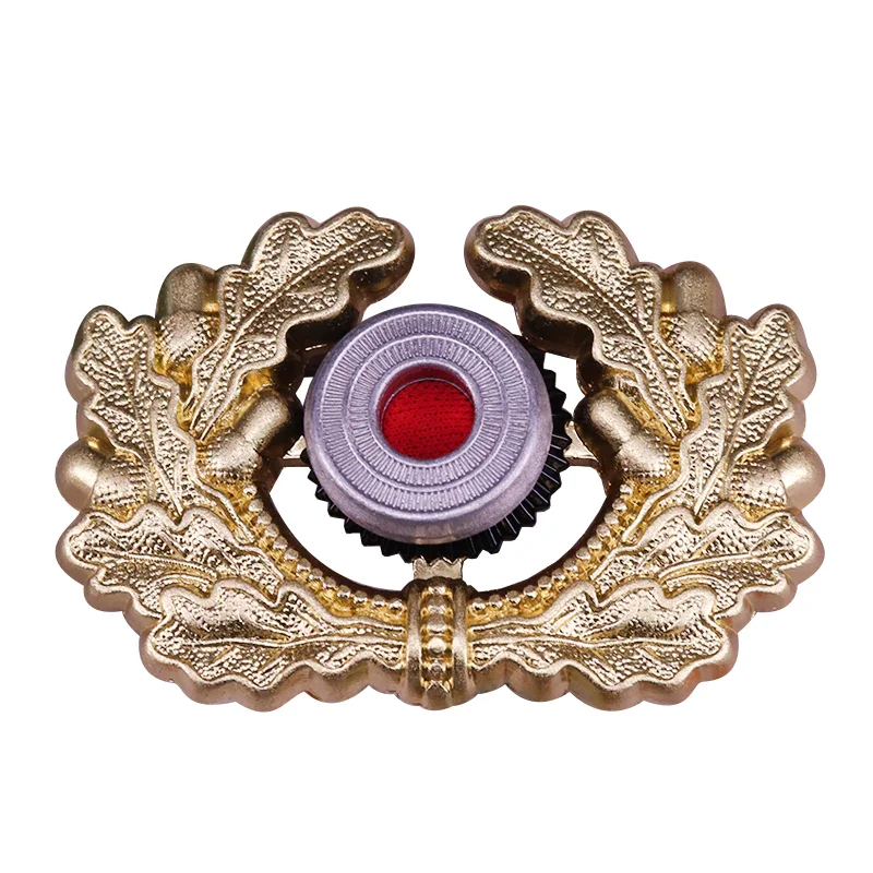 

Luftwaffe General Visor hat Brooch Wreth and Cockade WW2 Repro German Enamel Pin Pilot accessory