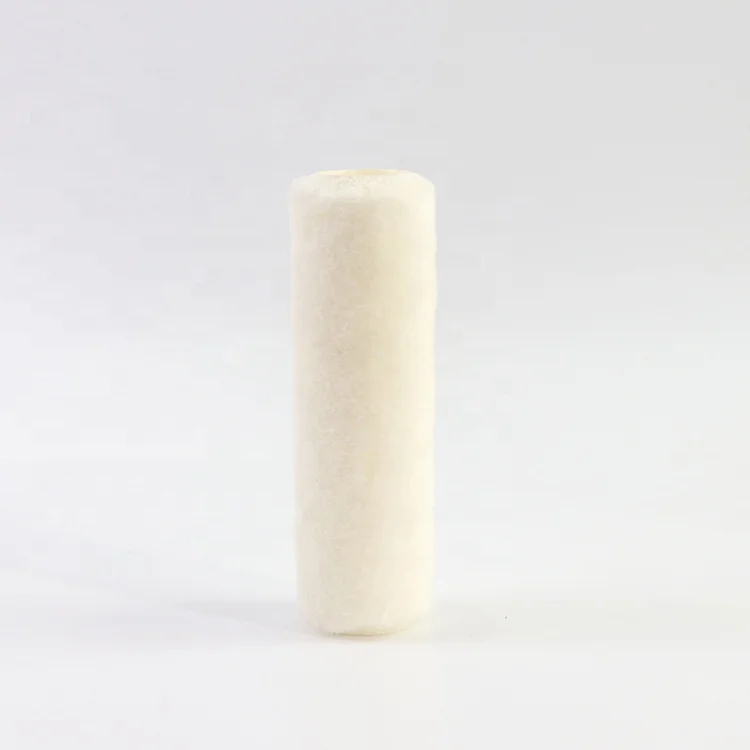 

New design wholesale pure white 9 inches mini roller cover wall paint brush
