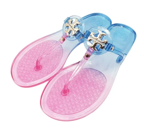 

Summer Fashion Flat Jelly Sandals for Women Walking Shoes Women's Flip Flops