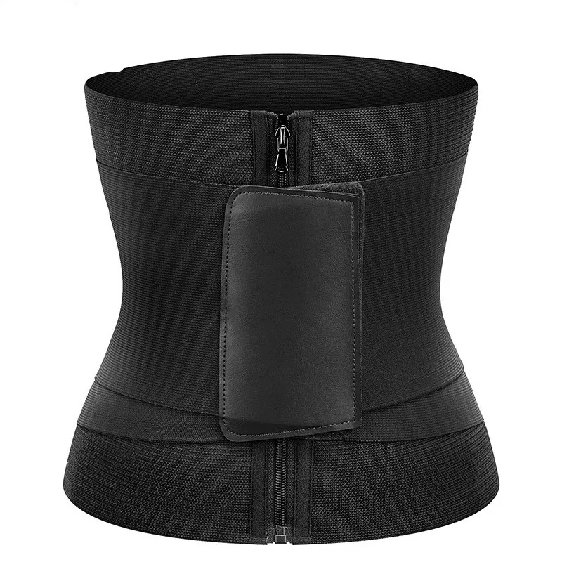 

Wholesale Breathable tummy girdle belt High Elastic Compression Body Shape Girdle with zipper