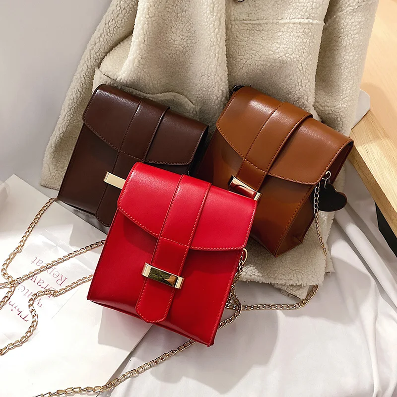 Small Messenger Woman Elegant Shoulder Pu Leather Body Cell Mobile ...