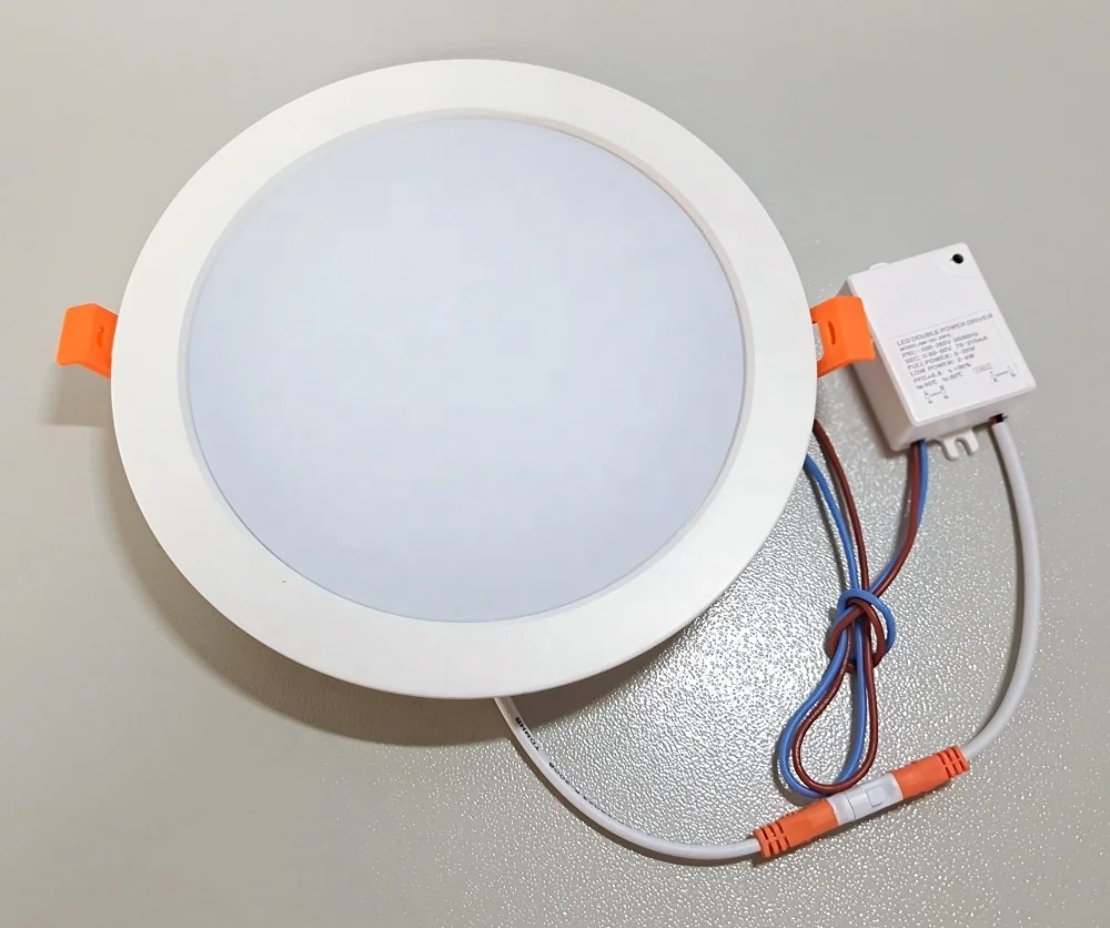 Indoor 190-200mm Cutout Hole Size 18W 8inch LED Recessed Downlight with Built-in Microwave Motion Sensor
