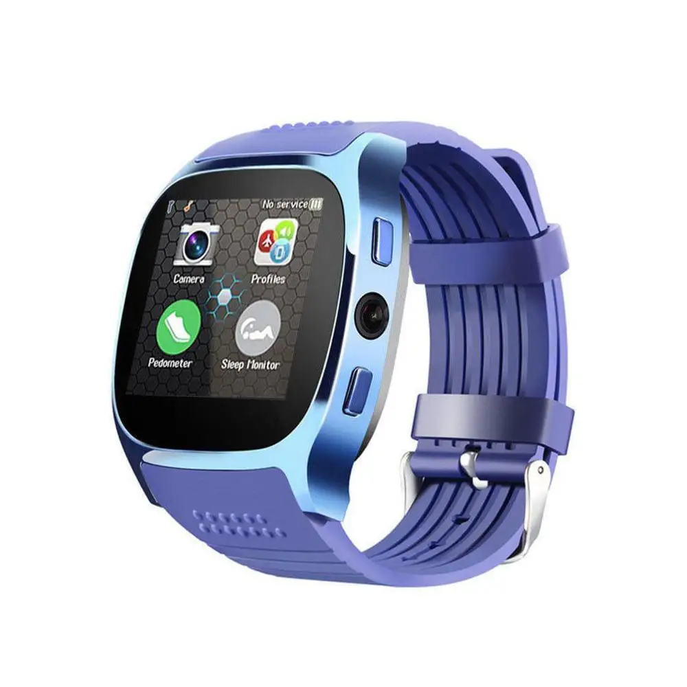 
T8 Bluetooth Smart Watch With Camera Facebook Whatsapp Support SIM TF Card Call Sports Smartwatch For Android Phone PK Q18 DZ09 