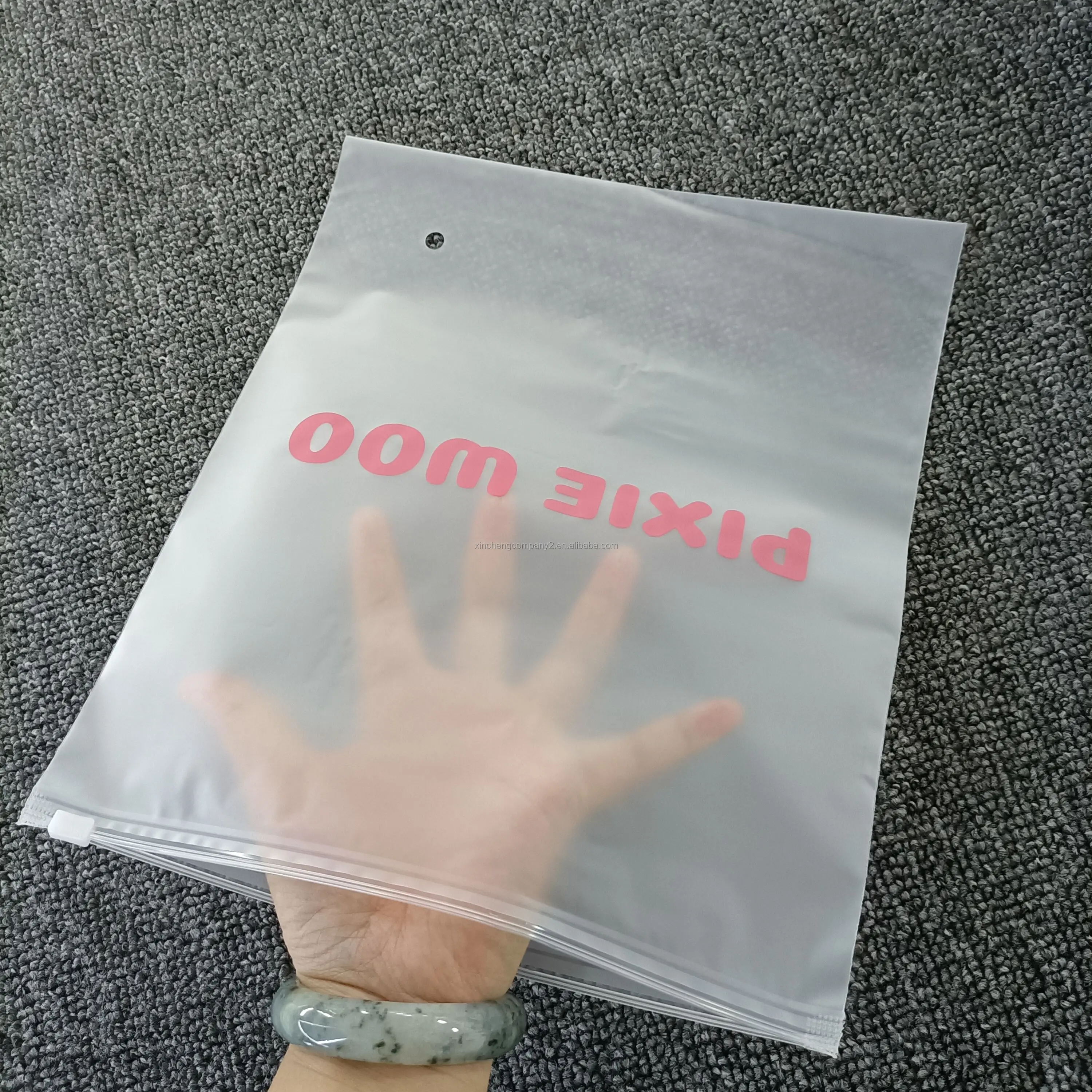 

Reusable Plastic Slider Bag With Zip Lock frosted Bikini Swimwear Packaging Zipper Bags
