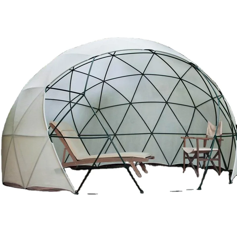 

Hot Sale Easy Set Up 3.6 Diameter TPU Garden Greenhouse Outdoor Bubble Advertising Inflatable Clear Dome Air Tent Glamping Tent, Transparent