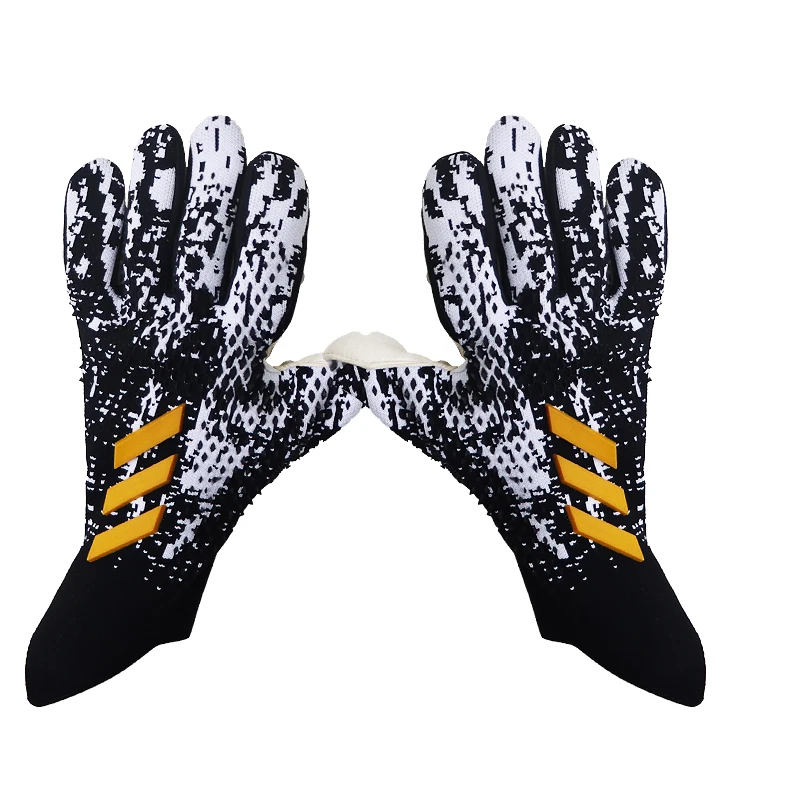 

New Design 3D Kintted Made GoalKeeper Gloves Full Finger Custom Gloves Sublimation Printing Goalkeeper Gloves