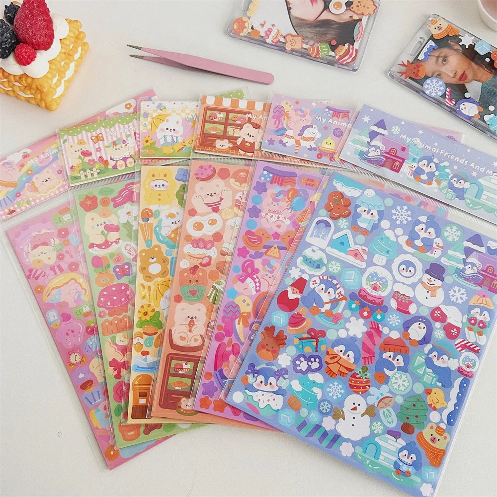 

Wholesale kawaii DIY diary decoration cute cartoon sticker for girls