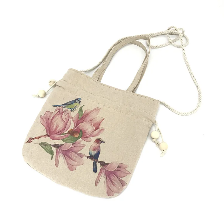 

Twinkle Factory Wholesale Portable Mini Crossbody Cotton Canvas Bag